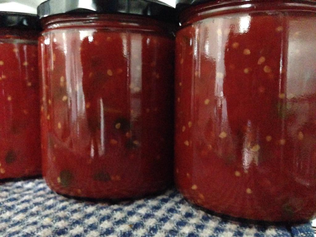 in_a_jam's tweet photo. Wrapping up our Friday here.  Have you tried our Chili Sauce? We just finished cooking some. http://t.co/tLlhMLMZvN