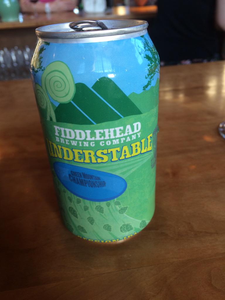 19thholevt's tweet photo. Kicking off #vtbeerweek in style! #fernbeliever @fiddleheadbrew #vtbeer http://t.co/s5gdLtMkKk