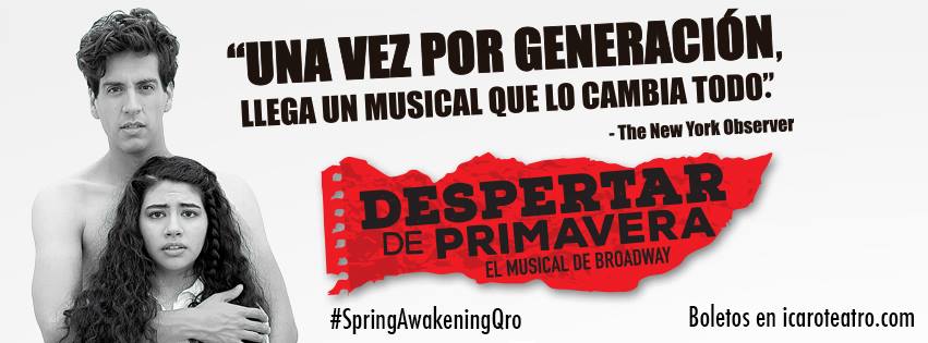 QTMmx's tweet photo. Mañana te esperamos en el musical de Ícaro Teatro "Despertar en primavera", 8:30 pm en el teatro experimental. http://t.co/jTXs0HnYmP