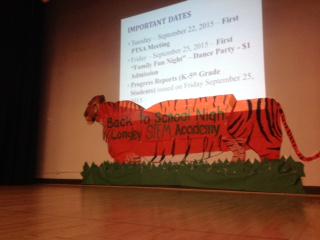 LangSTEMPrincip's tweet photo. We have a fabulous art teacher @LangleySTEM Check out our backdrop for Back-to-School-Night! #DCPSRising http://t.co/2mbq1V46S0