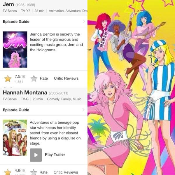 Let_Lannie_Be's tweet photo. Saying #JemAndTheHolograms is a #HannahMontana knockoff! #TheOneLineYouHateMost #jemcamefirst #jemthemovie #jemfail http://t.co/gWwSWq8LFQ