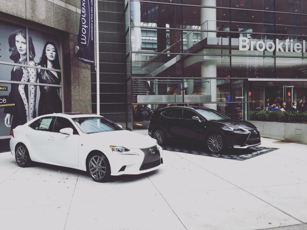 LexusEast's tweet photo. #FSportFriday is here #IS #FSport and #LexusEastern project #NX are on display at #MotorExpo in #NYC until tomorrow! http://t.co/l1U72E9e15