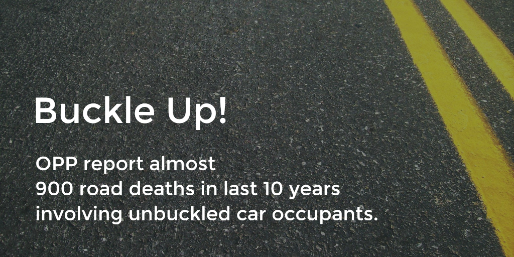 OPP's tweet photo. A seat belt can save your life, but only if you wear it! #SafeONRoads http://t.co/sEGTJwbRH7
