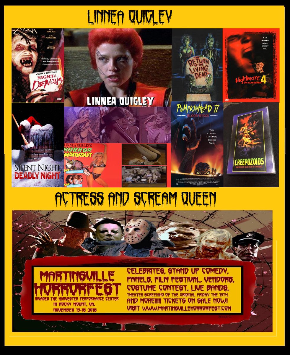 M_VAHorrorfest's tweet photo. #MartinsvilleHorrorfest Is proud to announce the beautiful Scream Queen @LinneaQuigley! http://t.co/RSrXHjz7A2