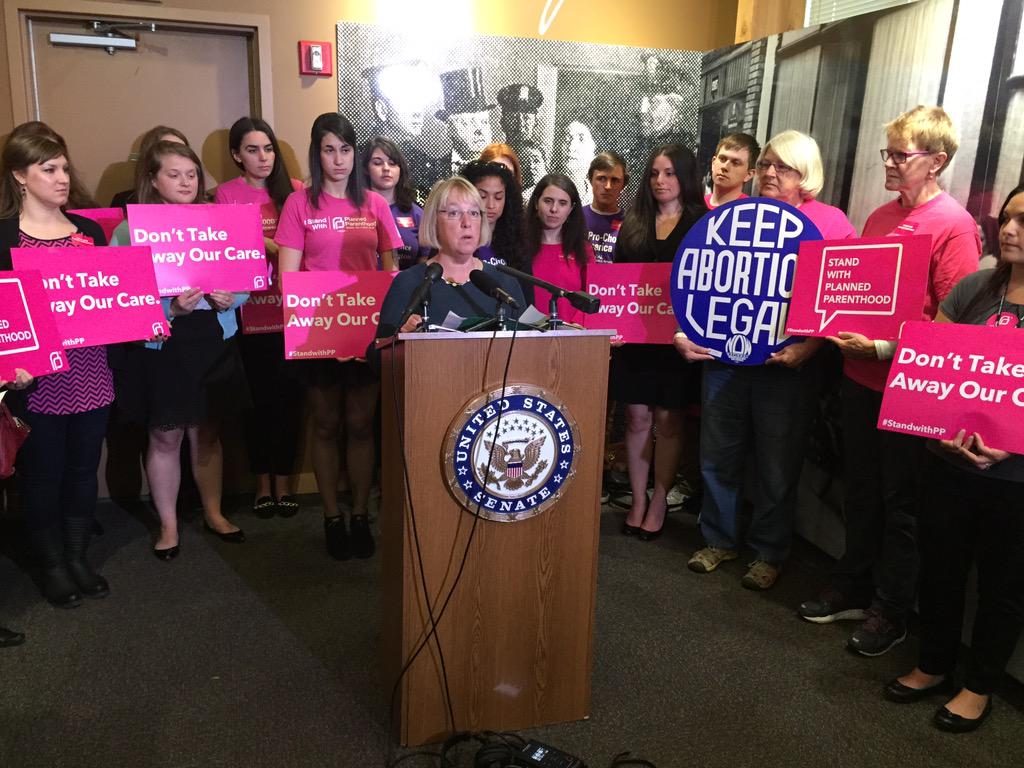 Planned Parenthood Alliance Advocates - West (@ppaawest) on Twitter photo .<a href="/PattyMurray/">Senator Patty Murray</a> speaking now at PP in Seattle: attacks on Planned Parenthood must end. #StandWithPP .<a href="/PattyMurray/">Senator Patty Murray</a> speaking now at PP in Seattle: attacks on Planned Parenthood must end. #StandWithPP