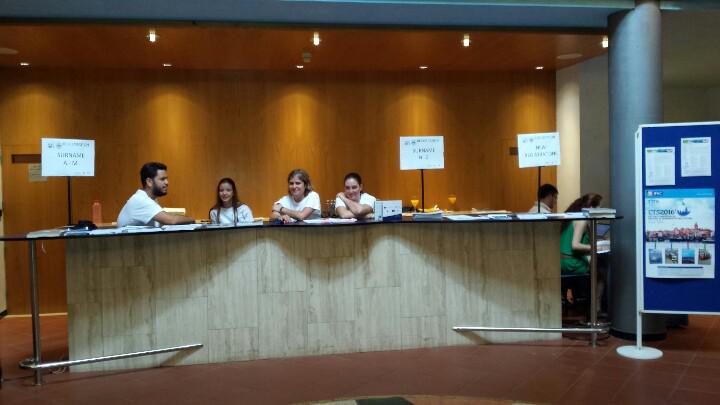 ITSC2015's tweet photo. The registration desk team: the beautiful face of #ITSC2015, a soft interface between delegates and event. THANK YOU! http://t.co/lKT1ZFVUnr