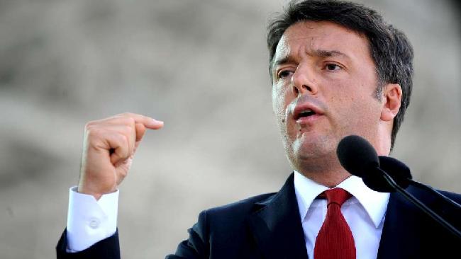 Il premier Mattero Renzi dopo il Consiglio dei Ministri di ieri.