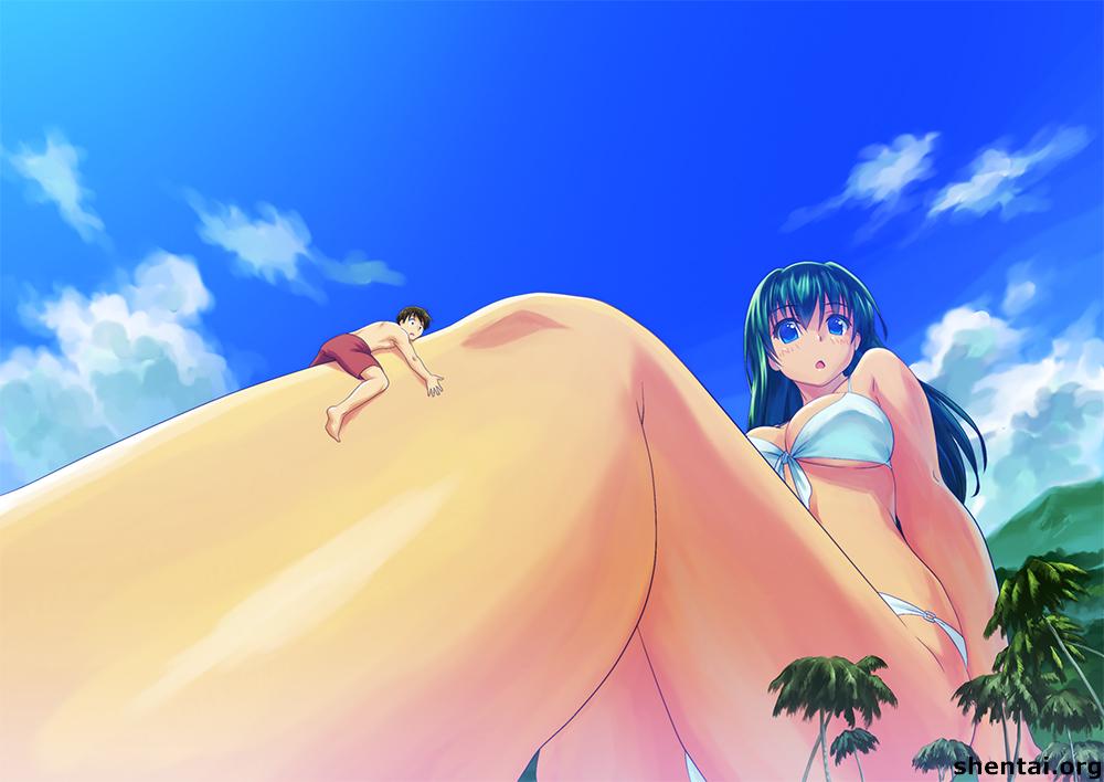 Island girl ;o #Anime #Giantess #AnimeGiantess.
