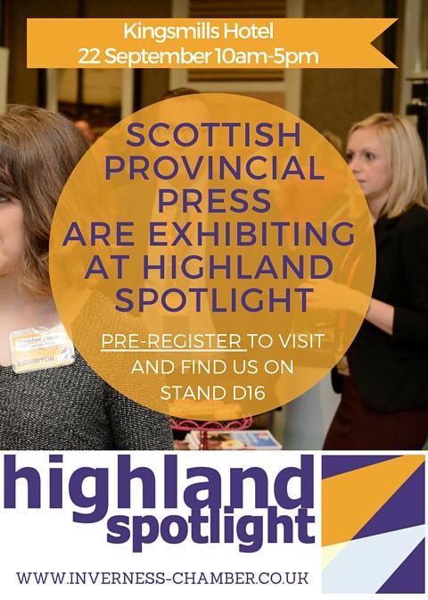 ExecutiveHNM's tweet photo. MT @SPP_ADixon: Scottish Provincial Press will be at Highland Spotlight today #business #HighlandBusinessWeek #biz http://t.co/3moR3A0ziC