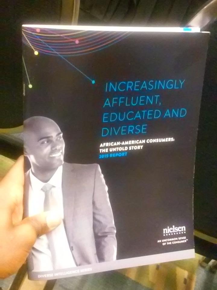 TreasureArthur's tweet image. RT @BlackSocEnt: @Nielsen, @TreasureArthur going to be jealous I got the new report first. #CBCFALC15 Perks