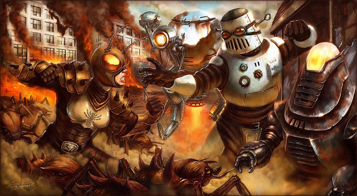 טוויטר \ Bethesda Nederland בטוויטר: "The AntAgonizer vs. the Mechanist by: Emortal982 http://t.co/fh88FKZErl http://t.co/DLVbMYHAem"