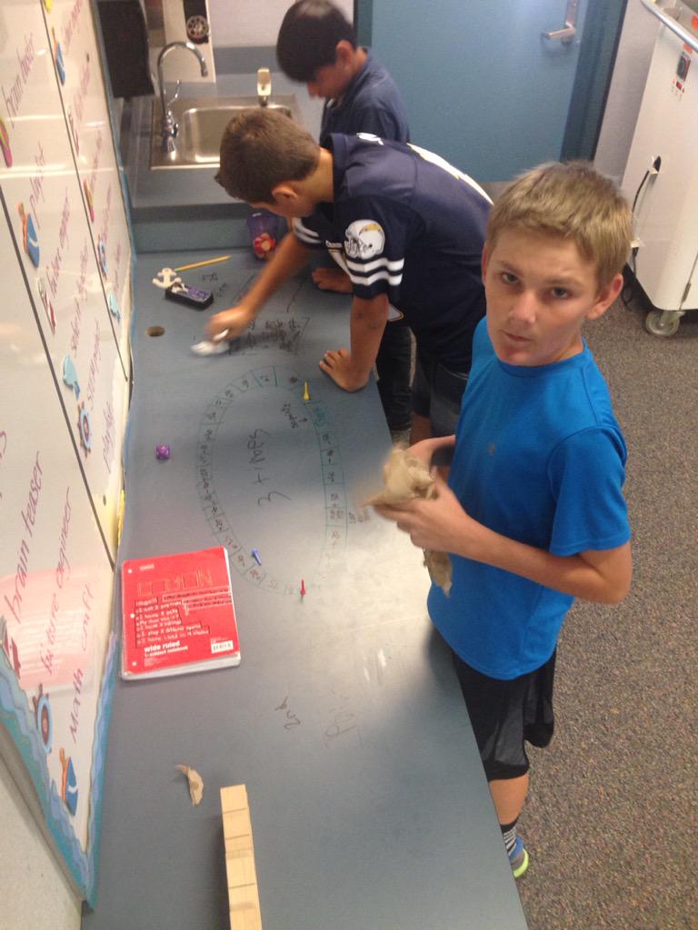 HMSmathrocks's tweet image. Building an integer game. #mathcanbefun #hillsdalehuskies