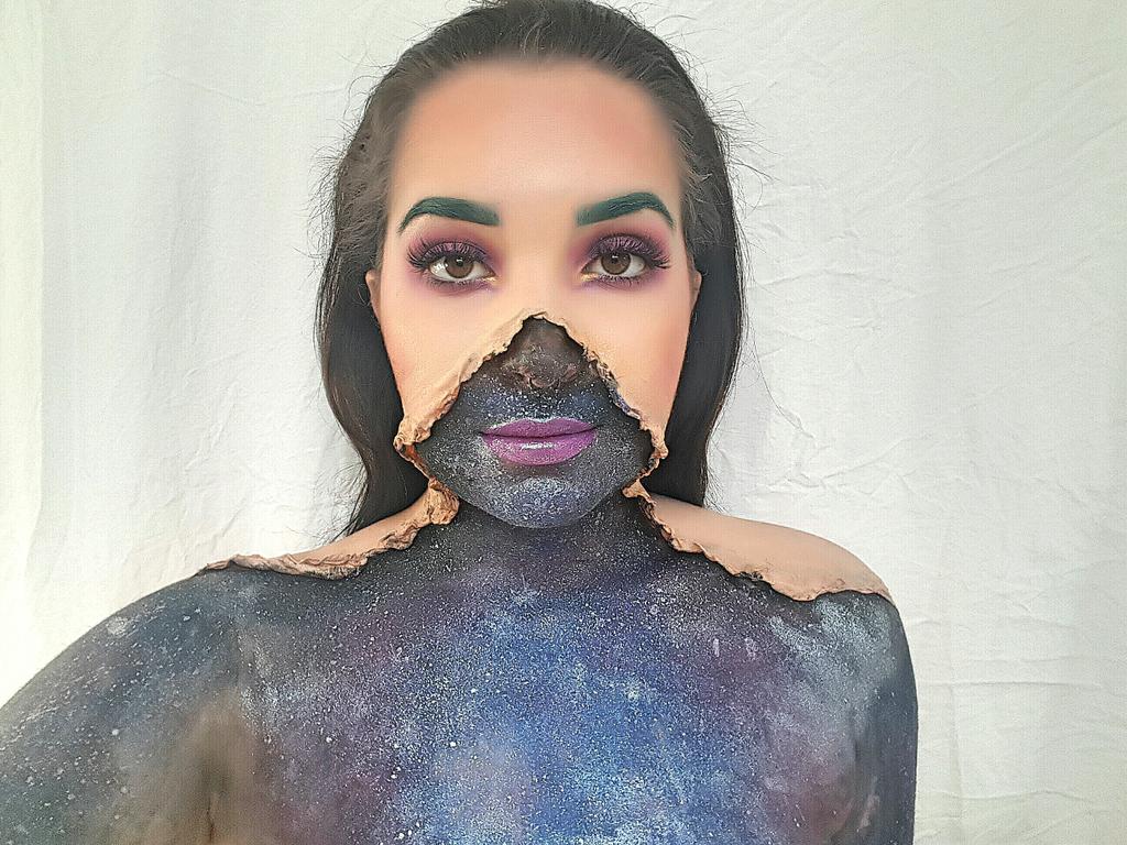 ceciliaxdawn's tweet photo. I guess you can say I did something "Out Of This World" 👽🌎✨ http://t.co/AgDdlKgo2v
