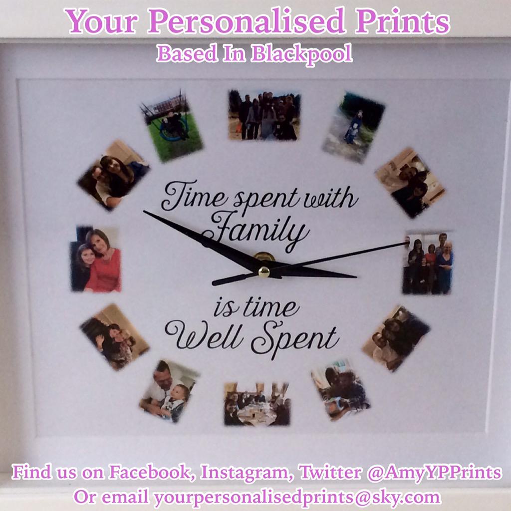 AmyYPPrints's tweet photo. 🕑 NEW 🕖 Clock! £25 Collect from Blackpool/ P&amp;P £5.95 #yourpersonalisedprints #personalisedclock http://t.co/JsRABOYWyR