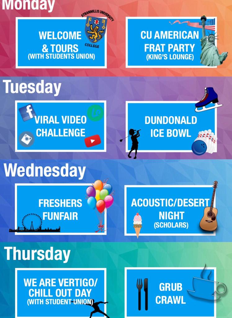 StranmillisCU's tweet photo. FRESHERS IS HERE!
Keep an eye out for details to come! http://t.co/YdKKCMC45Y