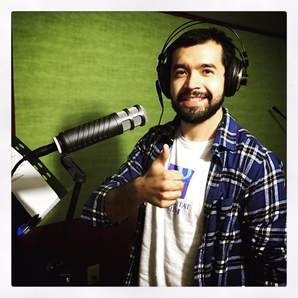 BoomkerStudio's tweet photo. Voz en Off con @chinomiranda91 #BoomkerStudio http://t.co/b33B4aCwEA