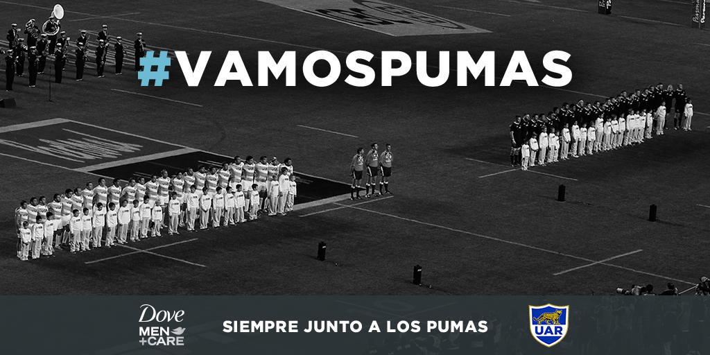 DoveMenAR's tweet photo. De un lado un equipo haciendo el Haka. Del otro, todo un país abrazado. #VamosPumas #ING2015 http://t.co/q8CePC7ZMZ