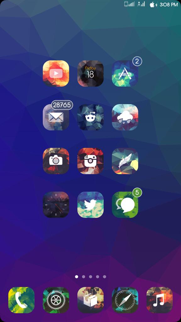 xxTHATCH0xx's tweet photo. #PostYourHomescreen #ios84 http://t.co/Xzj5asaynZ