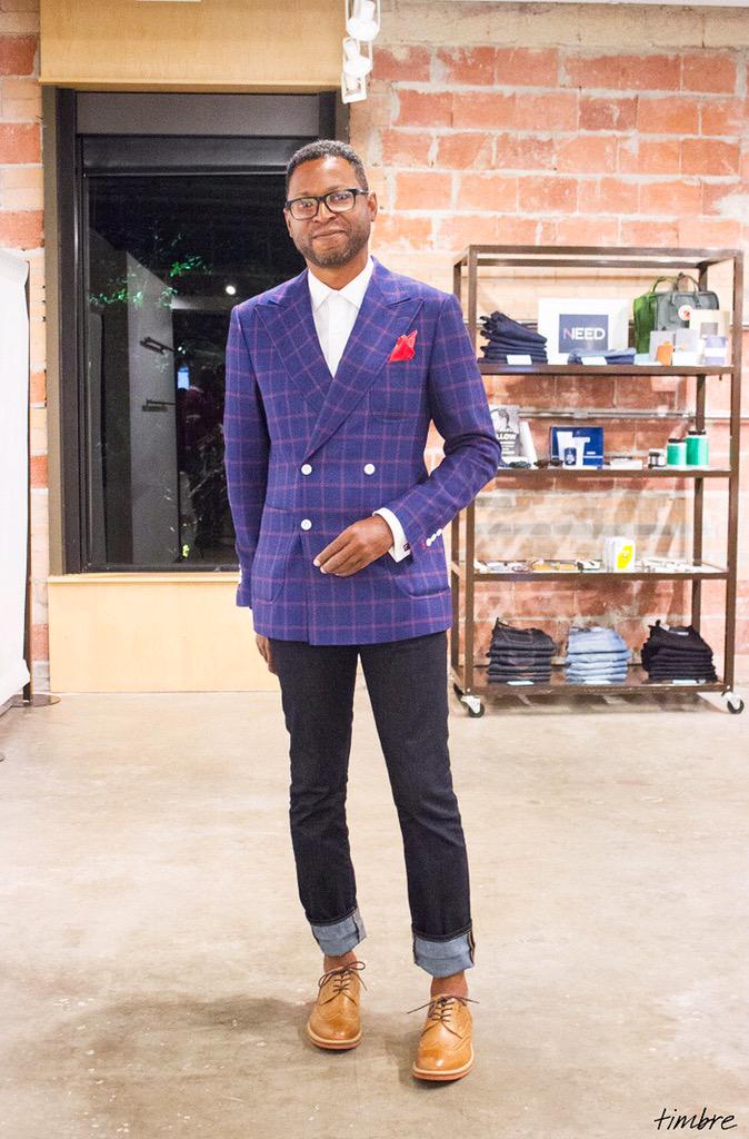 timbreaustin's tweet photo. Cortez at #FashionXDallas listening to @Bilal @thestrokes &amp; more http://t.co/nFuKMshdDa #streetstyle #menswear #music http://t.co/9QcWqL5bUD