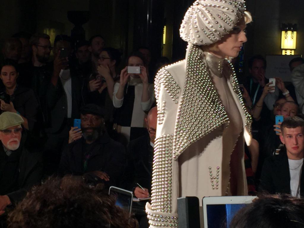 FashionScout's tweet photo. Always thrilling @PAMHOGGcouture #SS16 http://t.co/xoFYs77Vf3