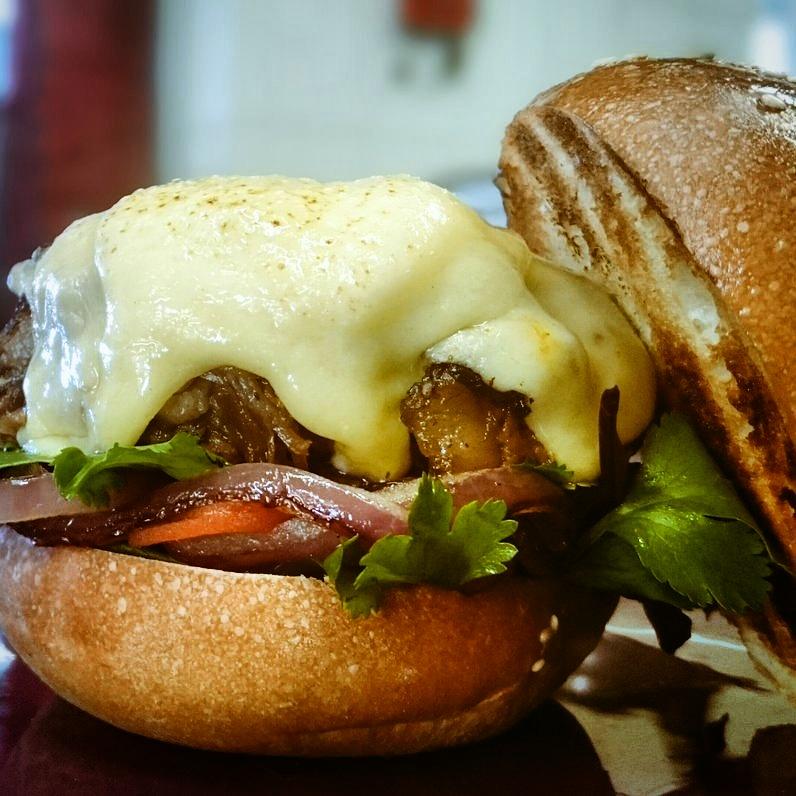 #NationalCheeseburgerDay our pulled brisket burger. Just makes life worth living!