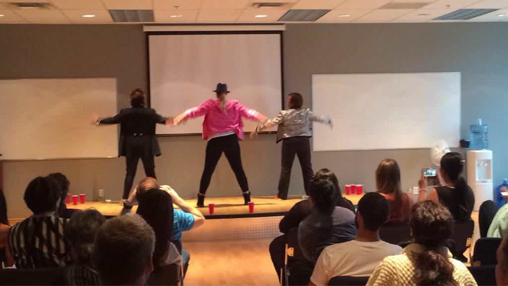 canfitpro's tweet photo. This is how canfitpro does staff appreciation parties! #UltimateDanceOff #WorkHardPlayHard http://t.co/8yaw46a4U7
