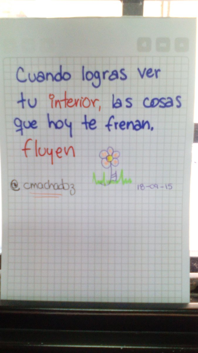 CmachadoZ's tweet image. Cuando #logras ver tu #interior, las cosas que te #frenan, #fluyen 
#FelizViernes  #Colombia