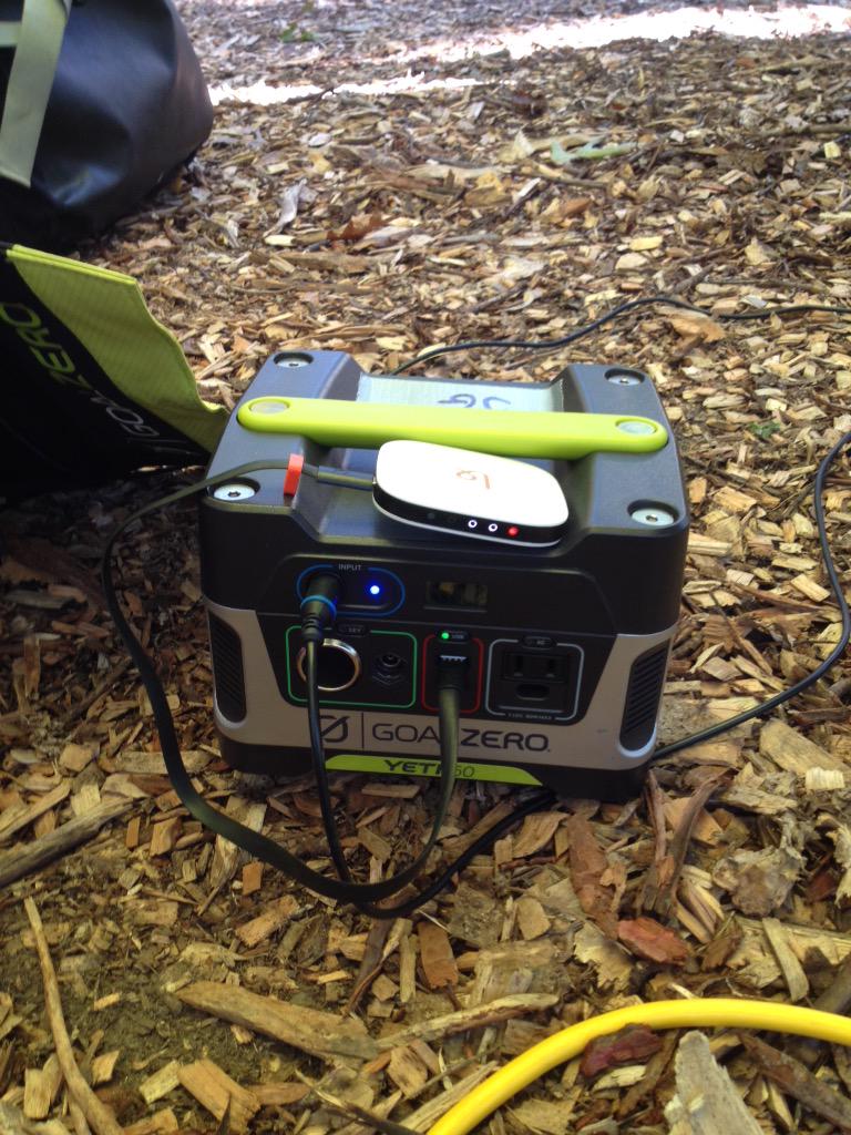 KB3NZQ's tweet photo. @yourKarma sharing the karma at the cragging Classic powered by a goal zero pack http://t.co/9kUD26f6ZW
