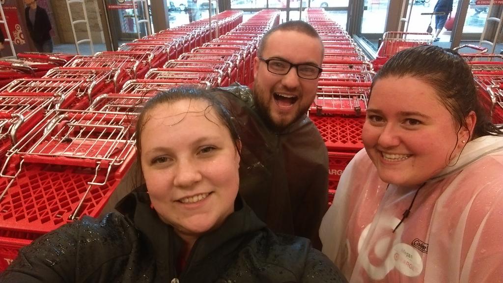 Salesfloor team lead team building activity of the day! #RainyDay #BigTeam@1939 #CartAttendants