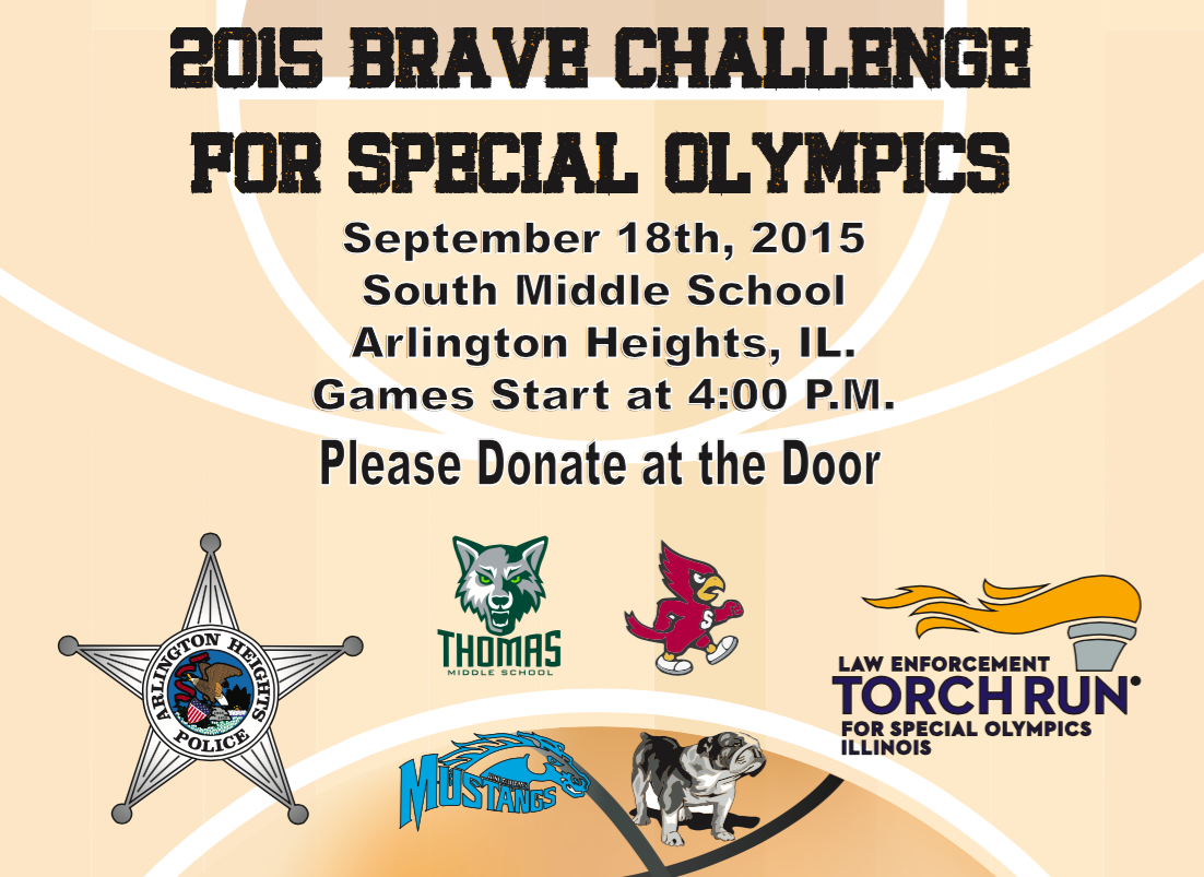 ahsd25's tweet image. .@AHSD25South and @AHSD25Thomas on the same side tonight! #BraveChallenge benefitting @SO_Illinois #BBall