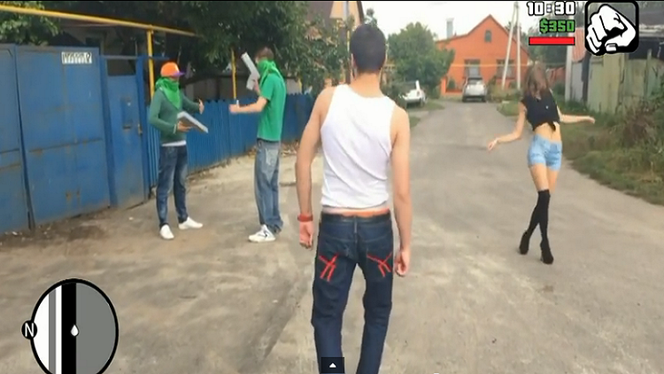 Andreina53T's tweet photo. "@ActualidadRT: [Vídeo] Nostalgia y risas en esta versión rusa del #GTA San Andreas http://t.co/9QGypwPgey http://t.co/3uLLCvyR4E"