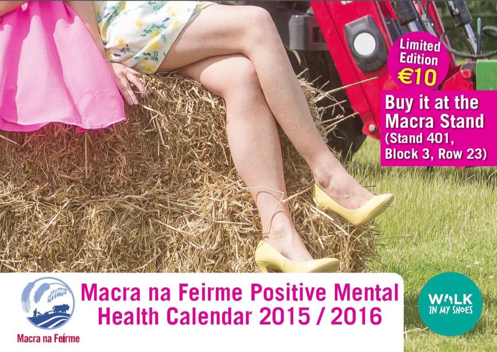 Stop by the <a href="/MacranaFeirme/">Macra na Feirme</a> tent to pick up their calendar it's for a great cause #Ploughing2015 #mentalhealth #macra