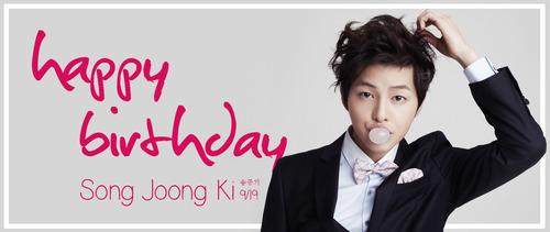 Happy Birthday Song Joong Ki |19-Septiembre-1985 | (   )   