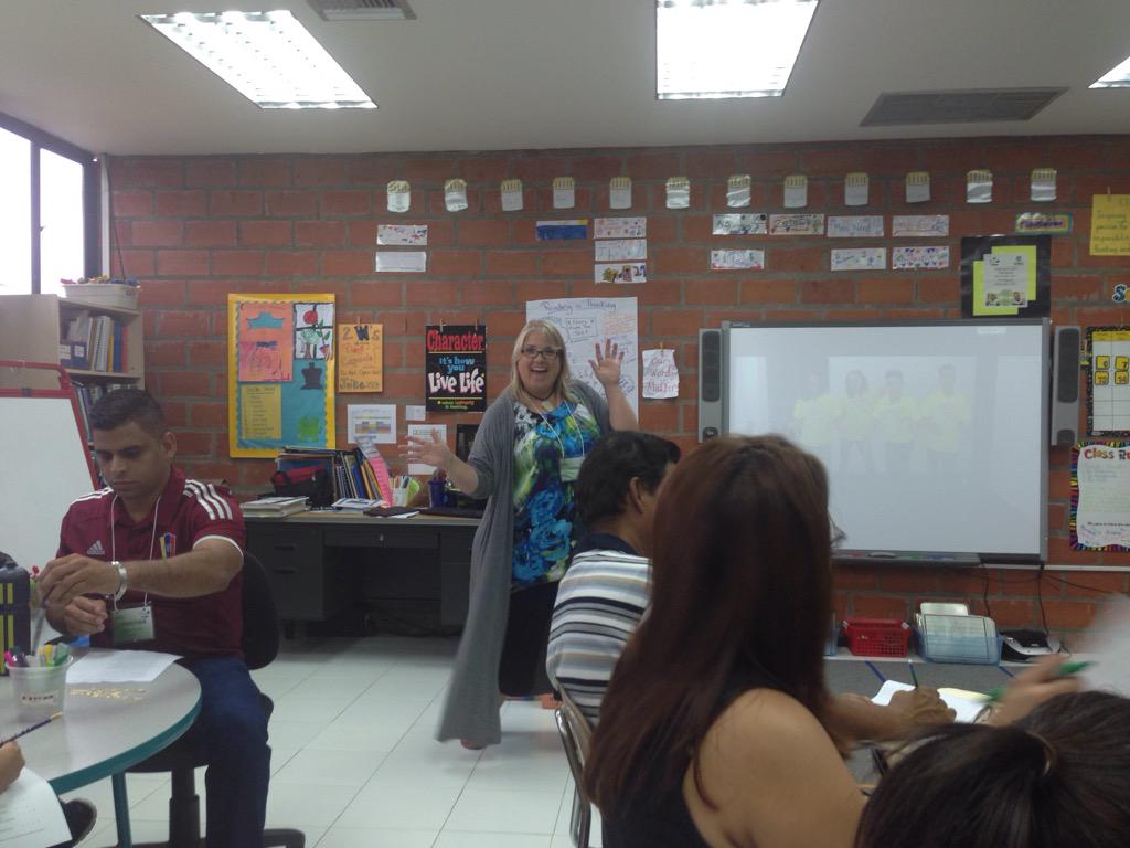 AmaIrvin's tweet photo. Excellent "Brain Break " presentation #EVAC2015 #ciplc Thanks Carrie! http://t.co/fQrTOhvHL5