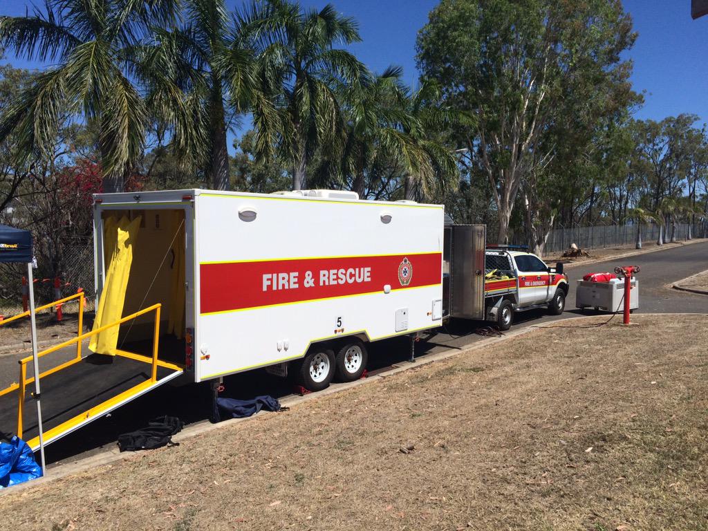 paramarnie's tweet photo. Learnt all about the new decontamination unit @ #CQUni pretty snazzy #QFRS #qldfireandrescue @QldFES @CQUni @CQUSPA http://t.co/rnlR4RyiZd