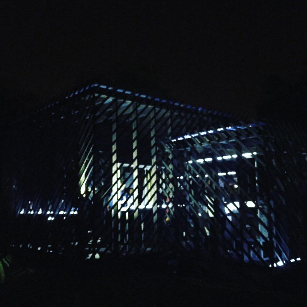 ParkLifeBlog's tweet photo. Queens Park's pavilion for @PlantOutOfPlace was an inspiring start to #LDF15 #qpdd tonight... http://t.co/2yMr4tmGvu