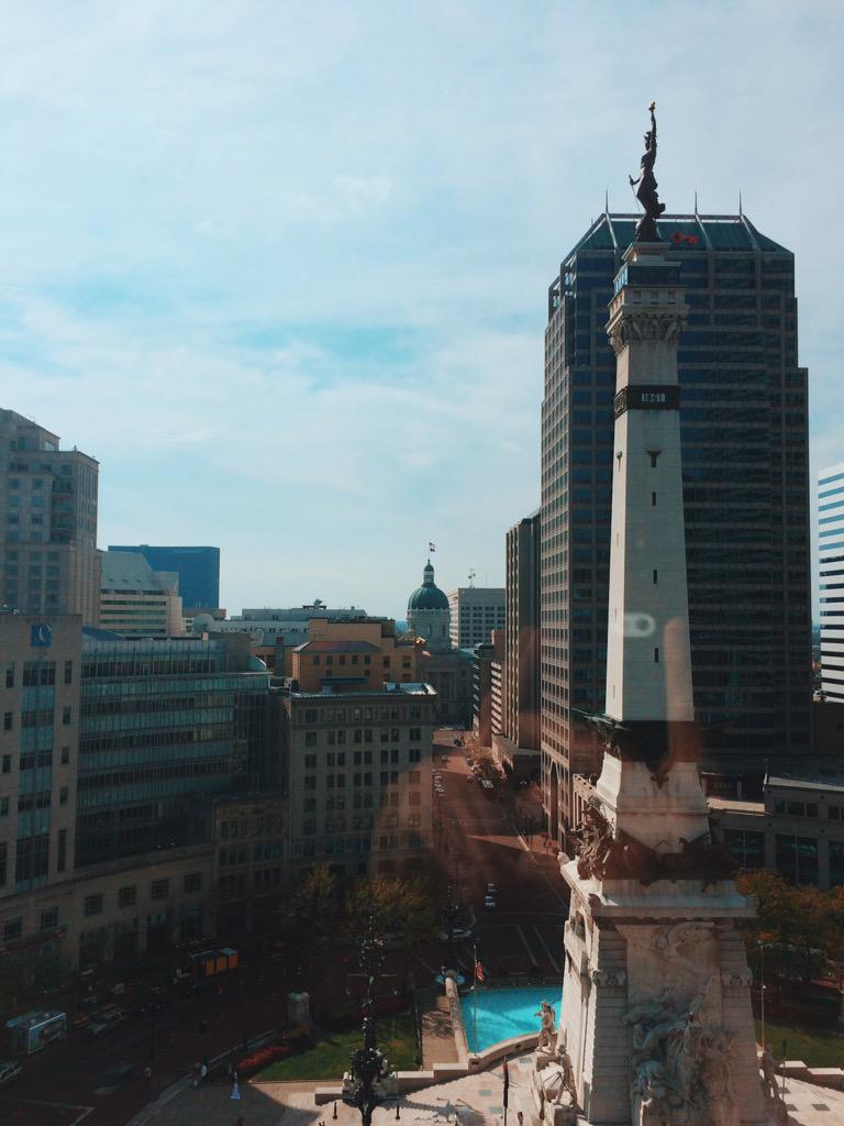 Indielens's tweet image. The view from High Alpha #highalpha #indianapolis
