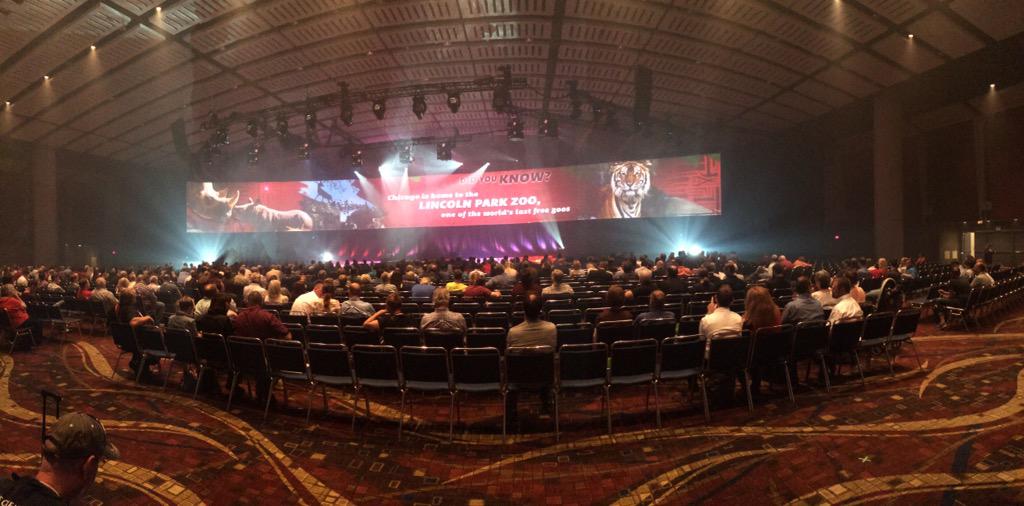 cornellsace's tweet photo. #TrueValueReunion General Session about to start #ValueofWow #tiredfeet #milesofaisles http://t.co/M2UzDJfYop