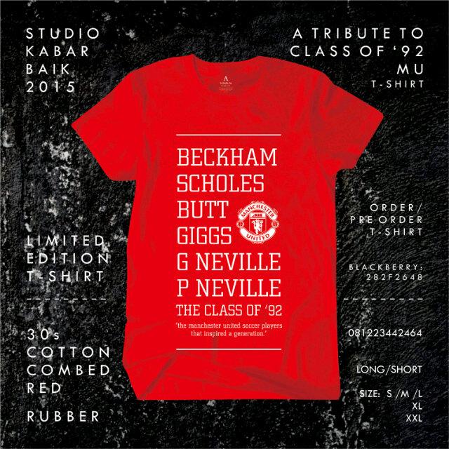 PO t-shirt | a tribute to the class of '92 | pesan dari sekarang | S M L XL XXL | short/long | quota terbatas | :)
