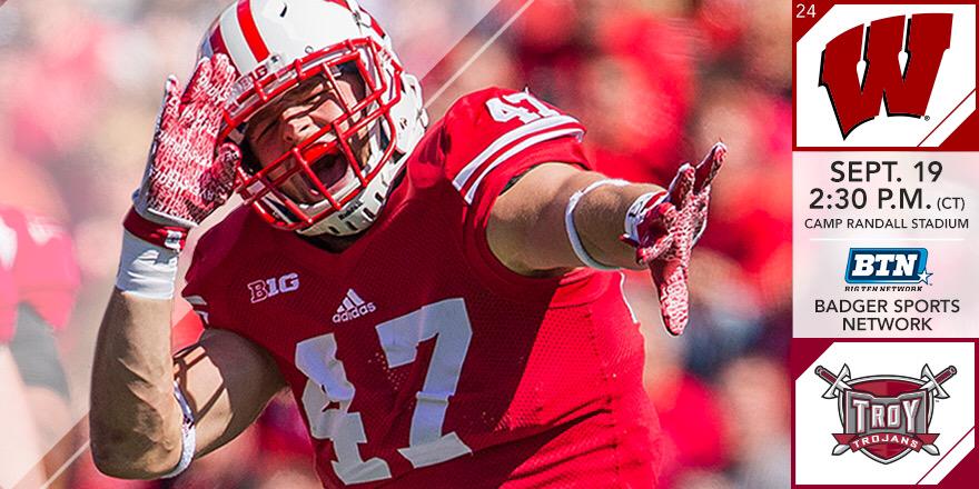 BadgerFootball's tweet photo. We'll see you tomorrow, #Badgers fans. http://t.co/uiCGnNfODc