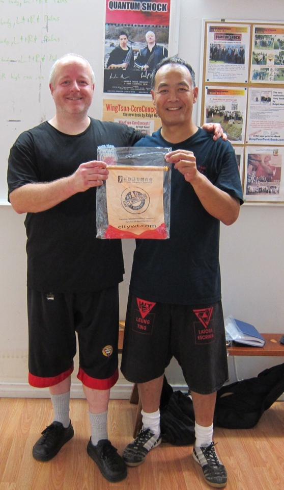 The banner of #WingTsun NYC made it to Vancouver via Sifu <a href="/ChrisChinfen/">Chris Chinfen</a>. Big Thanks to Sifu Alex @CityWingTsun.