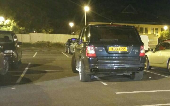 K80 ARR selfish driver in Antrim Tesco tonight...!