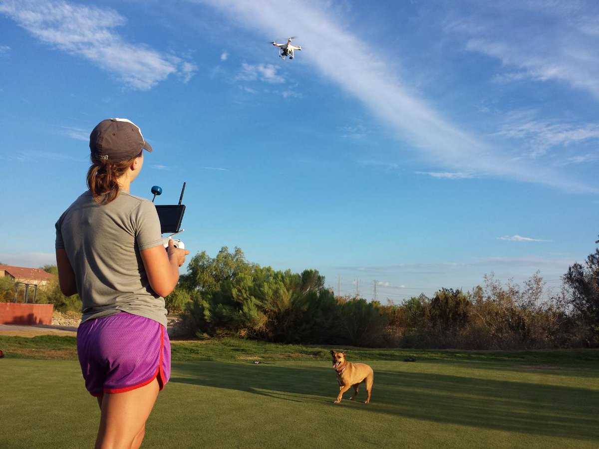 burtongolfworks's tweet photo. Developing precision turf analytics with the new drone. Piper &amp; Christina are pilots in the making! #precison turf http://t.co/yGY7OUb1IX