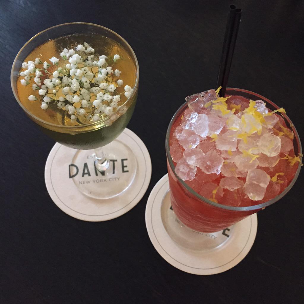 FindEatDrink's tweet photo. Best #HappyHour in #NYC by @forkandshaker #Dante #cocktails #drinks #cafedante #FEDbartender #FEDguides #travel http://t.co/2C10TdL9eS