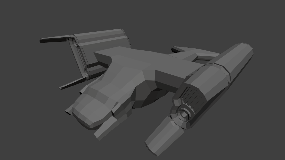 johnsonlmCG's tweet photo. Working on designing some spaceships for @EsfericoGames. There are so many ways to make a spaceship. @b3d #unity3d http://t.co/AuhImlatSf