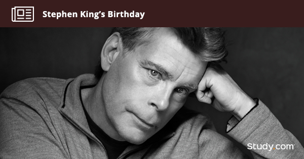 Happy Birthday to the King of Horror, Learn all about Stephen King:  