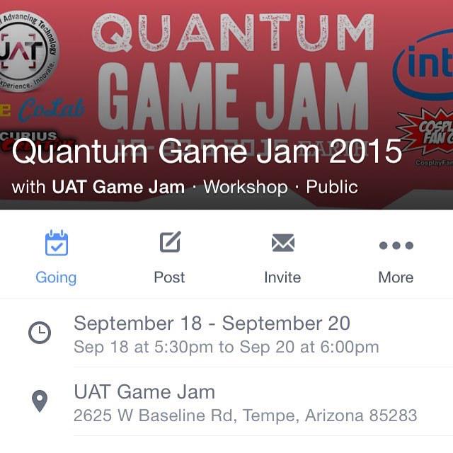 MercuriusCreatv's tweet image. Sponsoring the #quantumgamejam w/ @cosplayfangear #gamecolab &amp;amp; @intel! Today &apos;til Sunday. … ift.tt/1iosbpv