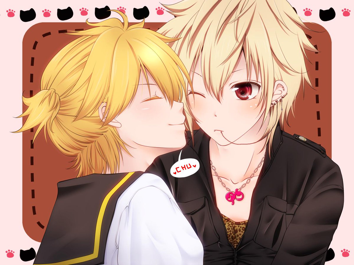 yaoi_4ever's tweet photo. Len x Neko 96 http://t.co/oqYacjRdVR