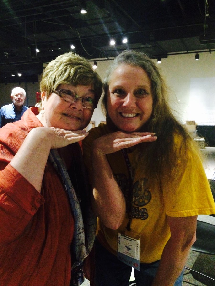 mostateacher's tweet photo. Framing it with Dr. Bertie Kingore #aagc2015 http://t.co/KT3ww14aRD AL proud @AlabamaDeptofEd @JEFCOED @alabamagifted http://t.co/PBROyU58xn