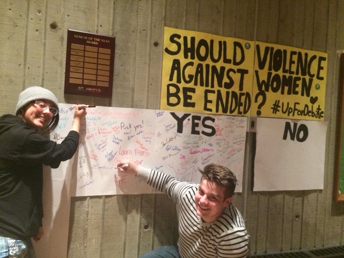MUNOxfam's tweet photo. I believe that Violence Against Women Should be ENDED! @MUNOxfam @TBTNFoundation #TakeBackTheNight #UpForDebate http://t.co/zvo0Ps3jl7